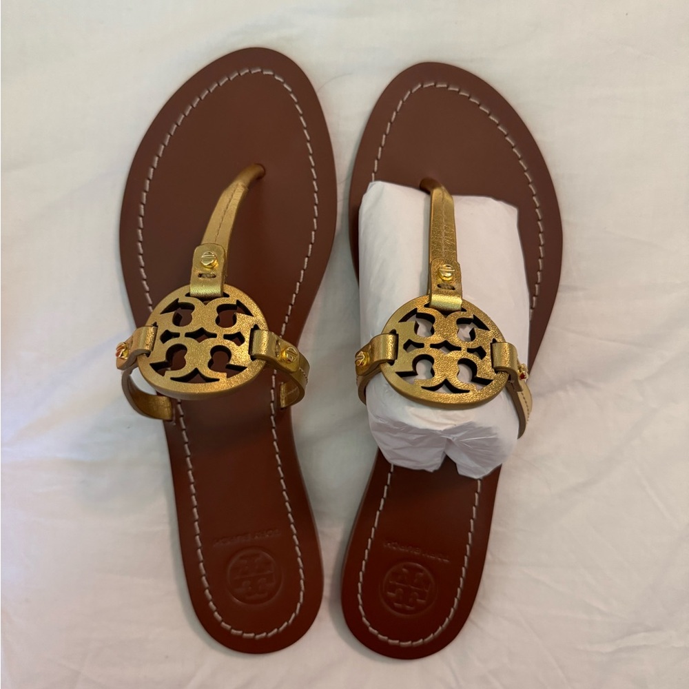 Tory Burch mini miller sandals-size 8 NEW